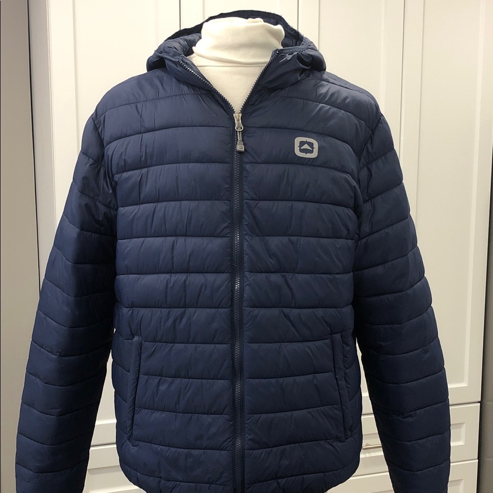 Outbound Quilted Puffer Jacket – Navy Blue – Men’s Large
